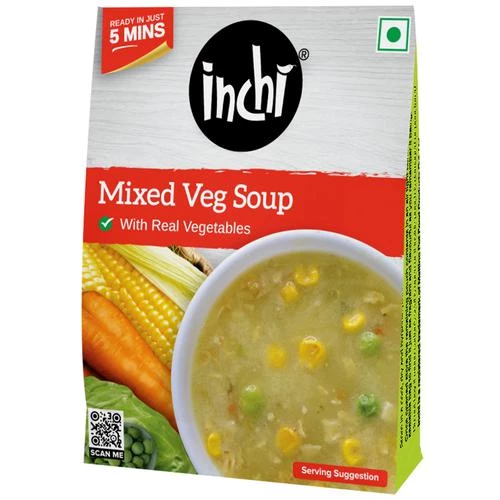 Inchi  Mixed Veg Soup With Real Vegetables - Cook-Up For Any-Time, 48 g Mono Carton-1.webp